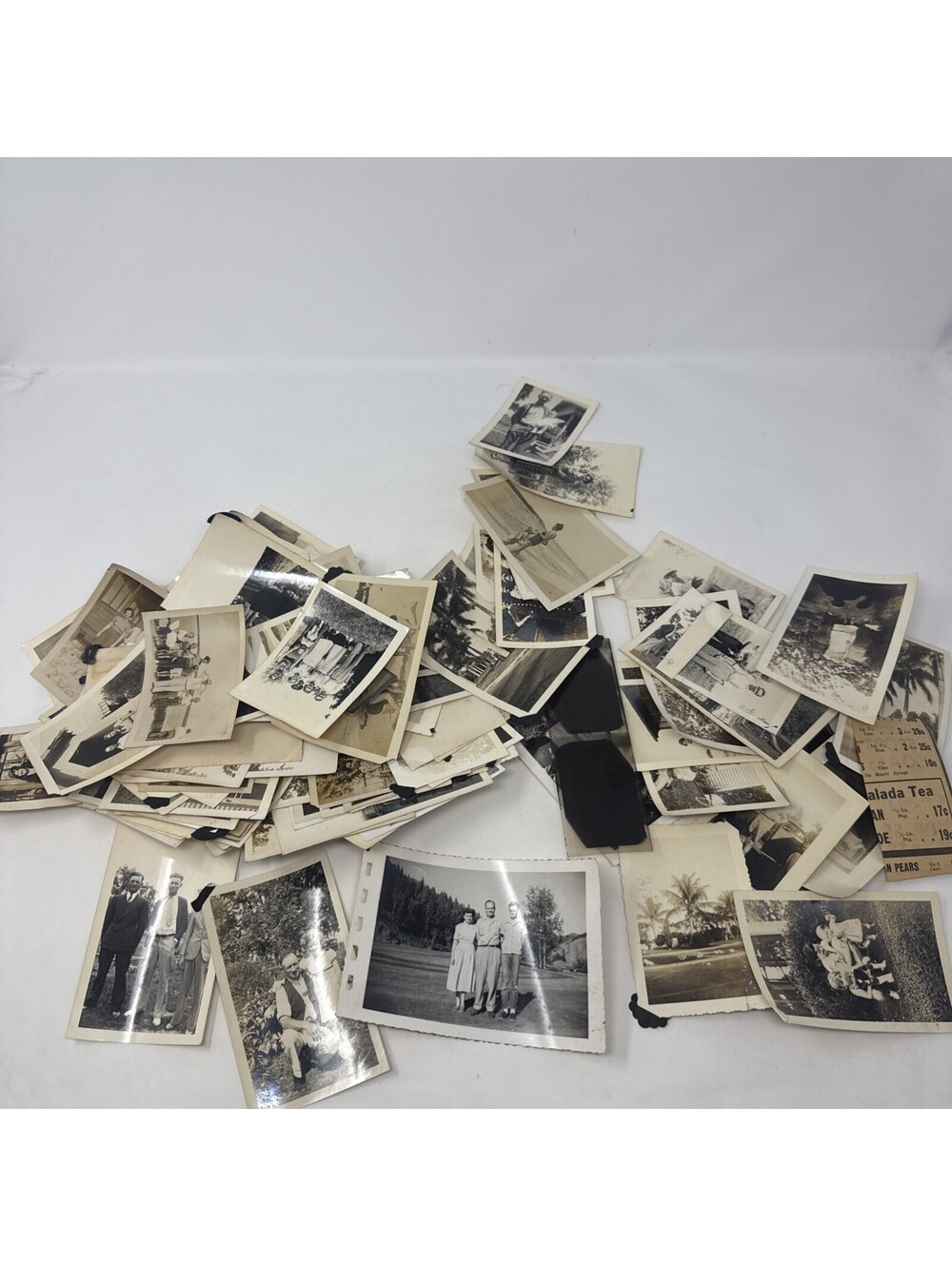 90 + Black & White vintage antique pictures people Picture Lot photo 1930-1960